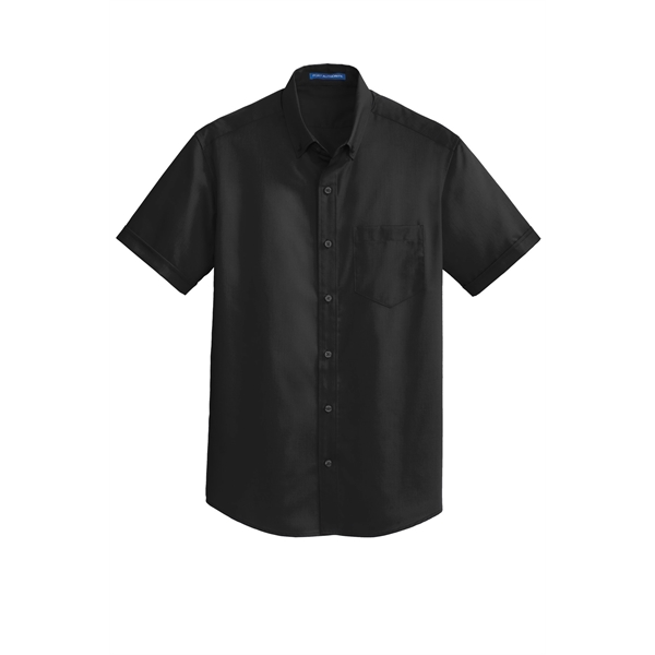 Port Authority Short Sleeve SuperPro Twill Shirt. - Port Authority Short Sleeve SuperPro Twill Shirt. - Image 10 of 40