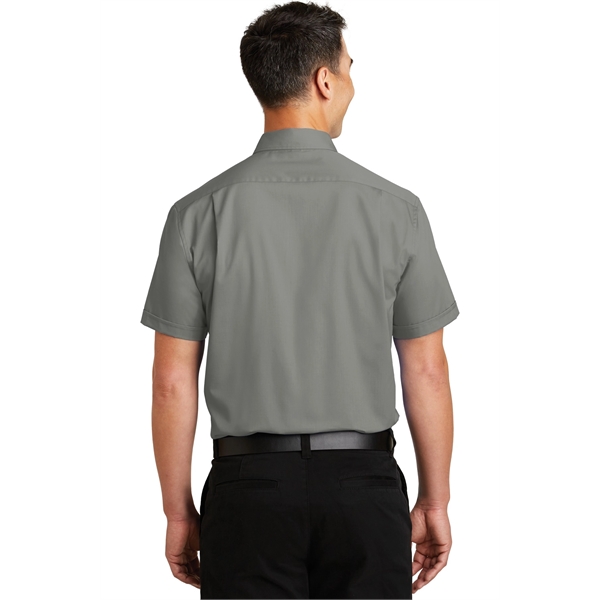 Port Authority Short Sleeve SuperPro Twill Shirt. - Port Authority Short Sleeve SuperPro Twill Shirt. - Image 13 of 40