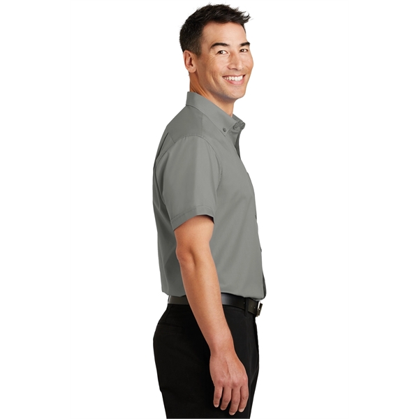 Port Authority Short Sleeve SuperPro Twill Shirt. - Port Authority Short Sleeve SuperPro Twill Shirt. - Image 14 of 40