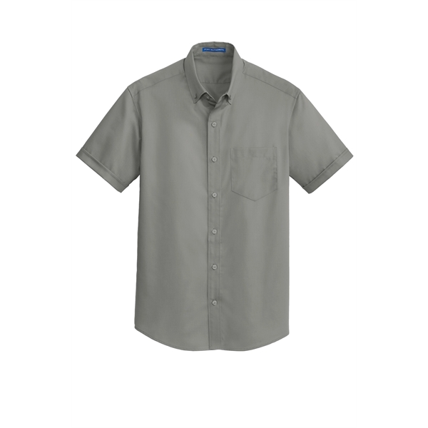 Port Authority Short Sleeve SuperPro Twill Shirt. - Port Authority Short Sleeve SuperPro Twill Shirt. - Image 15 of 40