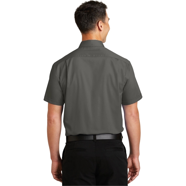 Port Authority Short Sleeve SuperPro Twill Shirt. - Port Authority Short Sleeve SuperPro Twill Shirt. - Image 21 of 40