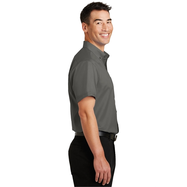 Port Authority Short Sleeve SuperPro Twill Shirt. - Port Authority Short Sleeve SuperPro Twill Shirt. - Image 22 of 40