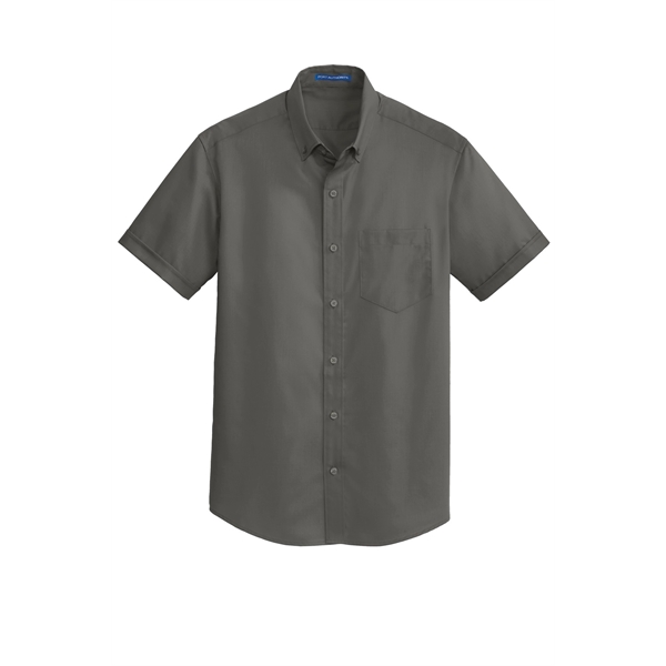 Port Authority Short Sleeve SuperPro Twill Shirt. - Port Authority Short Sleeve SuperPro Twill Shirt. - Image 23 of 40