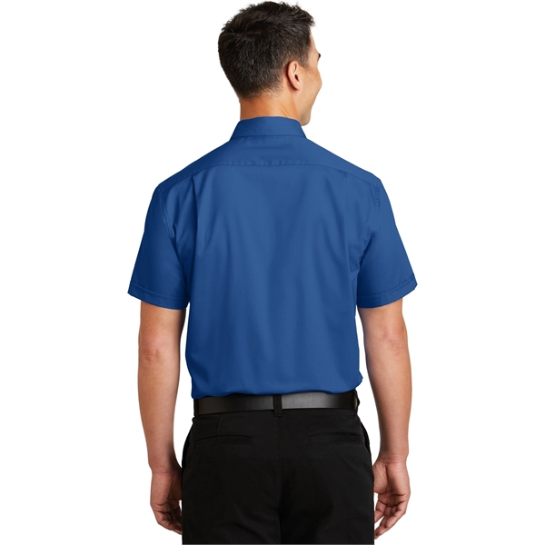 Port Authority Short Sleeve SuperPro Twill Shirt. - Port Authority Short Sleeve SuperPro Twill Shirt. - Image 25 of 40