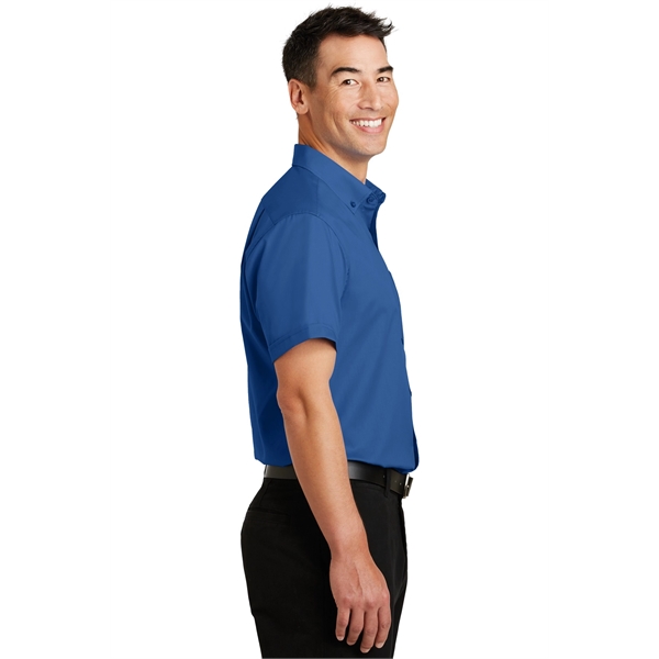 Port Authority Short Sleeve SuperPro Twill Shirt. - Port Authority Short Sleeve SuperPro Twill Shirt. - Image 26 of 40