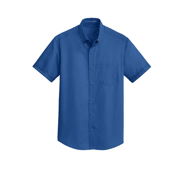 Port Authority Short Sleeve SuperPro Twill Shirt. - Port Authority Short Sleeve SuperPro Twill Shirt. - Image 27 of 40