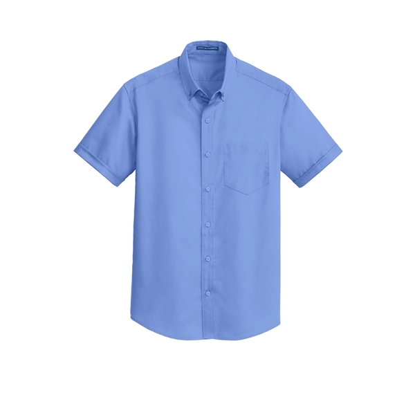 Port Authority Short Sleeve SuperPro Twill Shirt. - Port Authority Short Sleeve SuperPro Twill Shirt. - Image 34 of 40