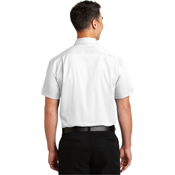 Port Authority Short Sleeve SuperPro Twill Shirt. - Port Authority Short Sleeve SuperPro Twill Shirt. - Image 36 of 40