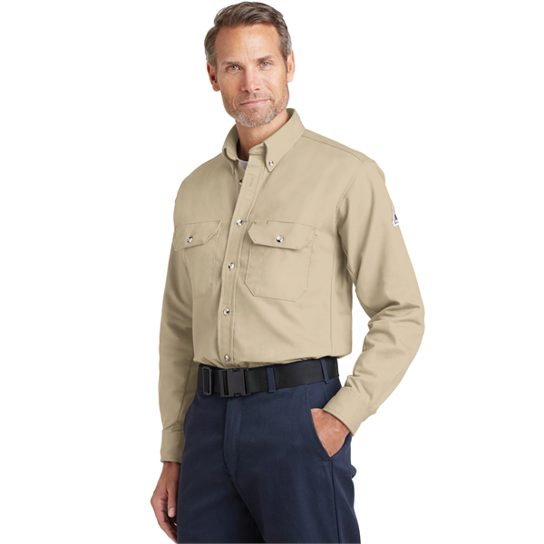 Bulwark EXCEL FR ComforTouch Dress Uniform Shirt. - Bulwark EXCEL FR ComforTouch Dress Uniform Shirt. - Image 5 of 16