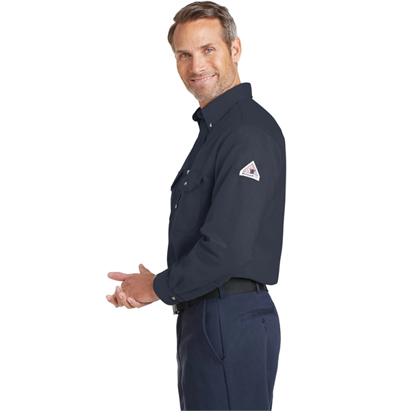 Bulwark EXCEL FR ComforTouch Dress Uniform Shirt. - Bulwark EXCEL FR ComforTouch Dress Uniform Shirt. - Image 9 of 16