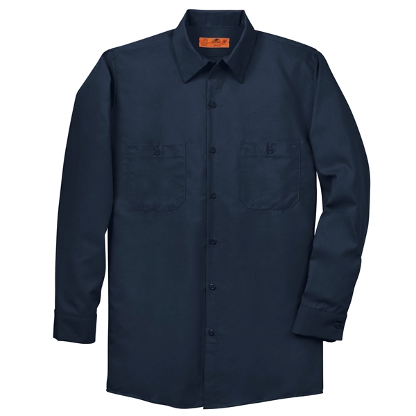 Red Kap Long Sleeve Industrial Work Shirt. - Red Kap Long Sleeve Industrial Work Shirt. - Image 8 of 50