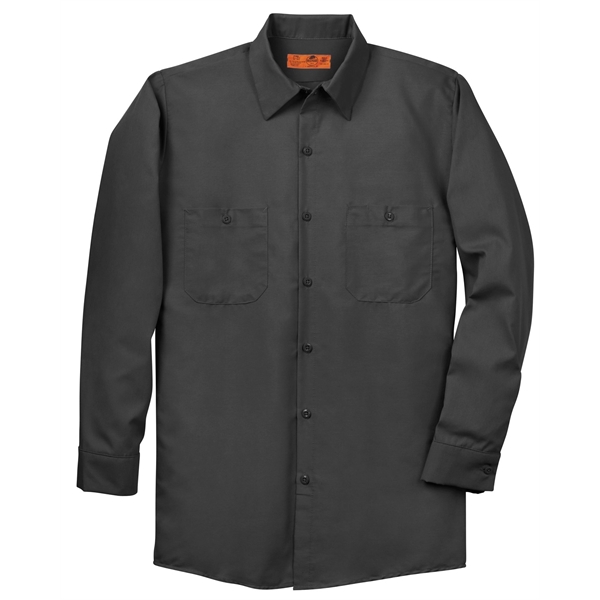 Red Kap Long Sleeve Industrial Work Shirt. - Red Kap Long Sleeve Industrial Work Shirt. - Image 28 of 50