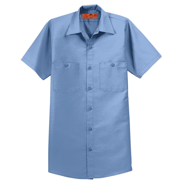 Red Kap Short Sleeve Industrial Work Shirt. - Red Kap Short Sleeve Industrial Work Shirt. - Image 23 of 57