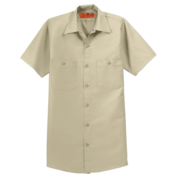 Red Kap Short Sleeve Industrial Work Shirt. - Red Kap Short Sleeve Industrial Work Shirt. - Image 31 of 57