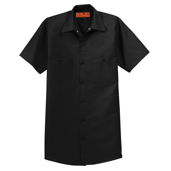 Red Kap Short Sleeve Industrial Work Shirt. - Red Kap Short Sleeve Industrial Work Shirt. - Image 35 of 57