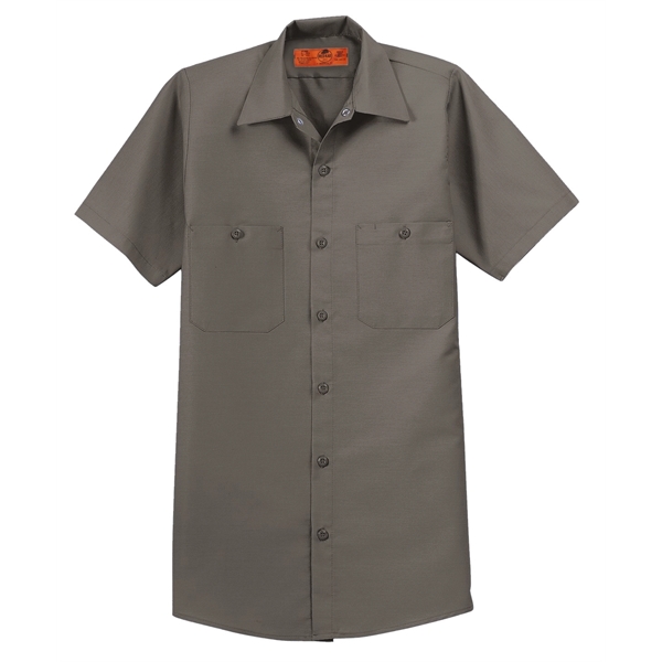 Red Kap Short Sleeve Industrial Work Shirt. - Red Kap Short Sleeve Industrial Work Shirt. - Image 43 of 57