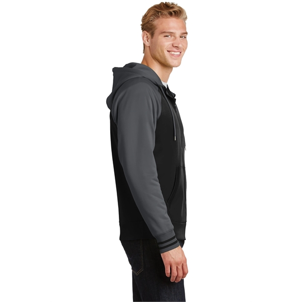 Sport-Tek Sport-Wick Varsity Fleece Full-Zip Hooded Jacket. - Sport-Tek Sport-Wick Varsity Fleece Full-Zip Hooded Jacket. - Image 1 of 24