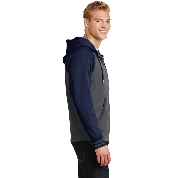 Sport-Tek Sport-Wick Varsity Fleece Full-Zip Hooded Jacket. - Sport-Tek Sport-Wick Varsity Fleece Full-Zip Hooded Jacket. - Image 15 of 24