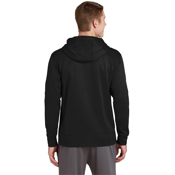 Sport-Tek Sport-Wick Fleece Full-Zip Hooded Jacket. - Sport-Tek Sport-Wick Fleece Full-Zip Hooded Jacket. - Image 1 of 15