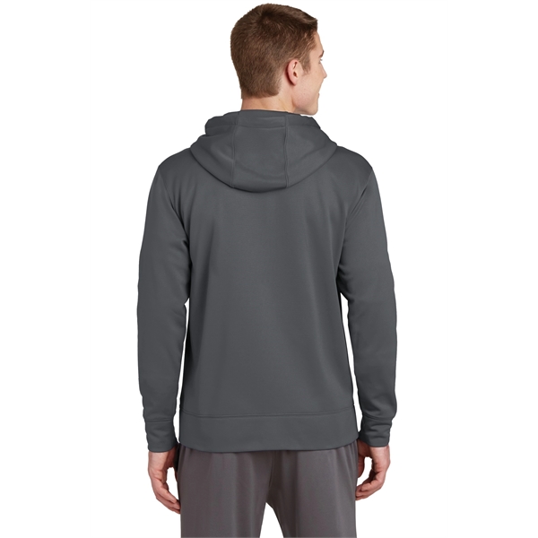 Sport-Tek Sport-Wick Fleece Full-Zip Hooded Jacket. - Sport-Tek Sport-Wick Fleece Full-Zip Hooded Jacket. - Image 8 of 15