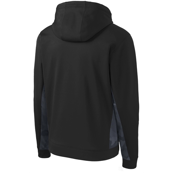 Sport-Tek Sport-Wick CamoHex Fleece Colorblock Hooded Pul... - Sport-Tek Sport-Wick CamoHex Fleece Colorblock Hooded Pul... - Image 4 of 24