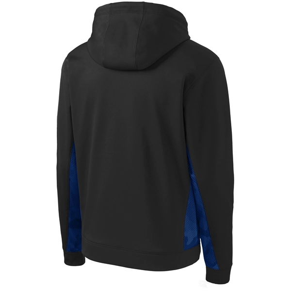 Sport-Tek Sport-Wick CamoHex Fleece Colorblock Hooded Pul... - Sport-Tek Sport-Wick CamoHex Fleece Colorblock Hooded Pul... - Image 9 of 24