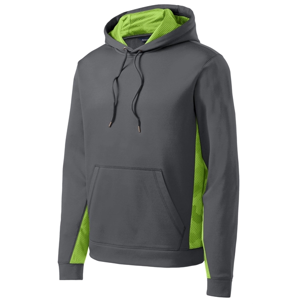 Sport-Tek Sport-Wick CamoHex Fleece Colorblock Hooded Pul... - Sport-Tek Sport-Wick CamoHex Fleece Colorblock Hooded Pul... - Image 13 of 24