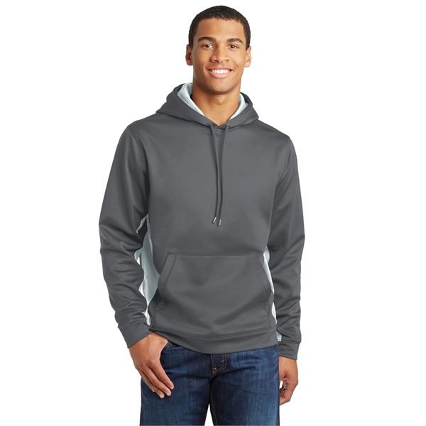 Sport-Tek Sport-Wick CamoHex Fleece Colorblock Hooded Pul... - Sport-Tek Sport-Wick CamoHex Fleece Colorblock Hooded Pul... - Image 15 of 24