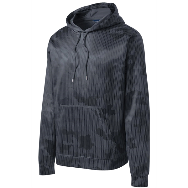 Sport-Tek Sport-Wick CamoHex Fleece Hooded Pullover. - Sport-Tek Sport-Wick CamoHex Fleece Hooded Pullover. - Image 0 of 15