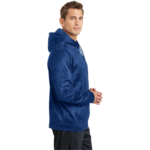 Sport-Tek Sport-Wick CamoHex Fleece Hooded Pullover. - Sport-Tek Sport-Wick CamoHex Fleece Hooded Pullover. - Image 9 of 15