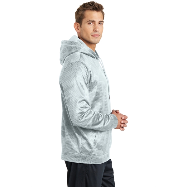 Sport-Tek Sport-Wick CamoHex Fleece Hooded Pullover. - Sport-Tek Sport-Wick CamoHex Fleece Hooded Pullover. - Image 13 of 15