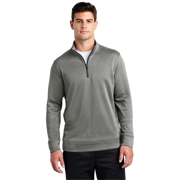 Sport-Tek PosiCharge Sport-Wick Heather Fleece 1/4-Zip Pu... - Sport-Tek PosiCharge Sport-Wick Heather Fleece 1/4-Zip Pu... - Image 13 of 15