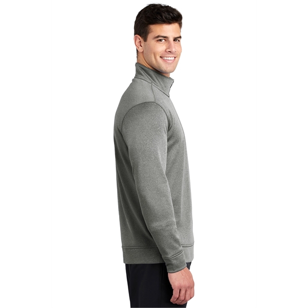Sport-Tek PosiCharge Sport-Wick Heather Fleece 1/4-Zip Pu... - Sport-Tek PosiCharge Sport-Wick Heather Fleece 1/4-Zip Pu... - Image 2 of 15