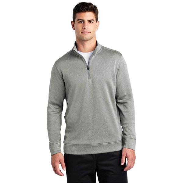Sport-Tek PosiCharge Sport-Wick Heather Fleece 1/4-Zip Pu... - Sport-Tek PosiCharge Sport-Wick Heather Fleece 1/4-Zip Pu... - Image 14 of 15