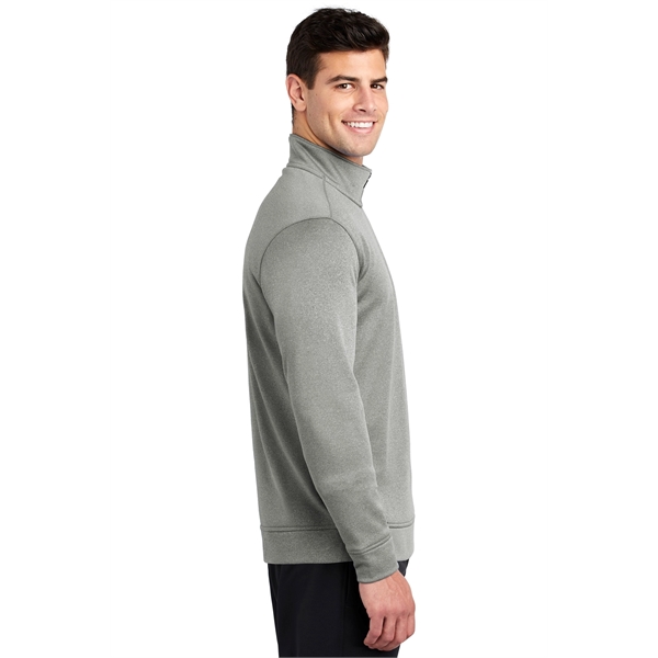 Sport-Tek PosiCharge Sport-Wick Heather Fleece 1/4-Zip Pu... - Sport-Tek PosiCharge Sport-Wick Heather Fleece 1/4-Zip Pu... - Image 6 of 15