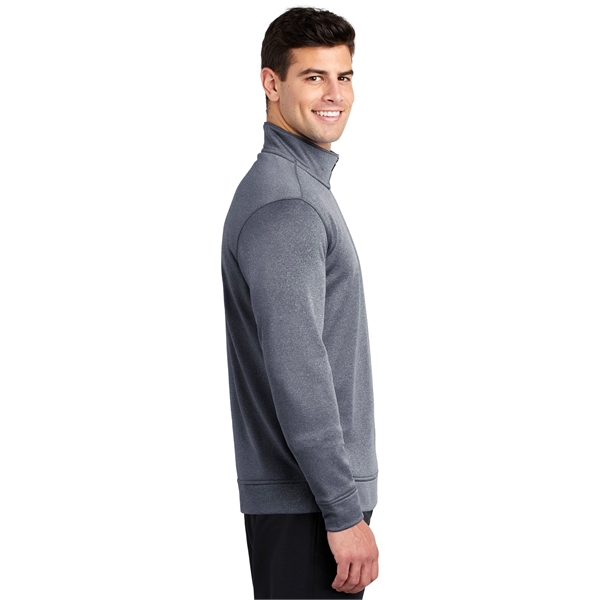 Sport-Tek PosiCharge Sport-Wick Heather Fleece 1/4-Zip Pu... - Sport-Tek PosiCharge Sport-Wick Heather Fleece 1/4-Zip Pu... - Image 10 of 15