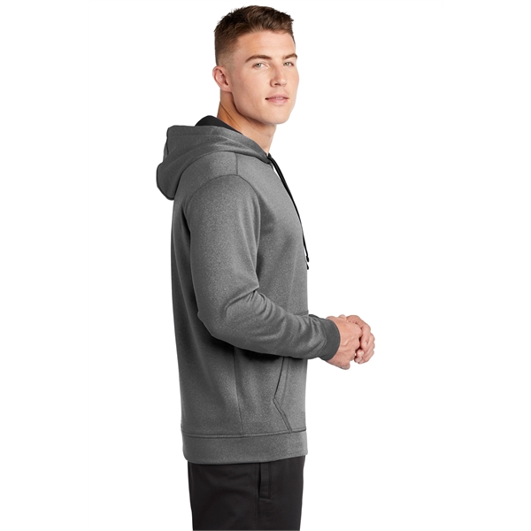 Sport-Tek PosiCharge Sport-Wick Heather Fleece Hooded Pul... - Sport-Tek PosiCharge Sport-Wick Heather Fleece Hooded Pul... - Image 2 of 25