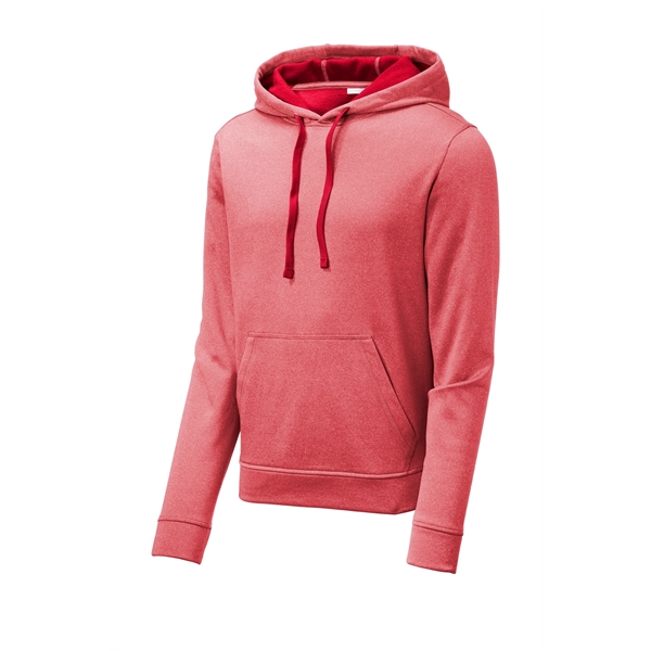 Sport-Tek PosiCharge Sport-Wick Heather Fleece Hooded Pul... - Sport-Tek PosiCharge Sport-Wick Heather Fleece Hooded Pul... - Image 9 of 25