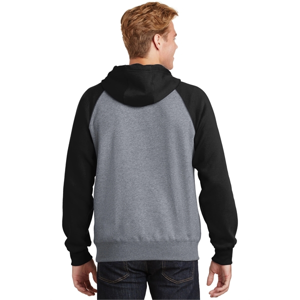 Sport-Tek Raglan Colorblock Pullover Hooded Sweatshirt. - Sport-Tek Raglan Colorblock Pullover Hooded Sweatshirt. - Image 1 of 30