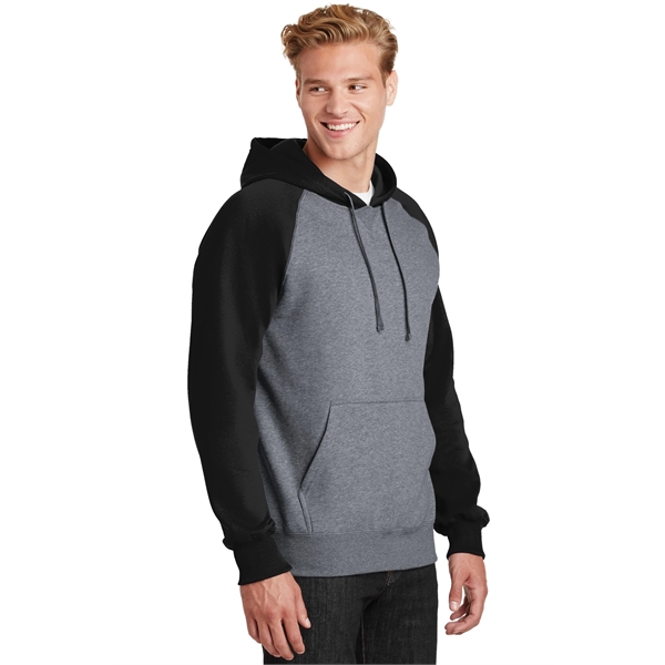 Sport-Tek Raglan Colorblock Pullover Hooded Sweatshirt. - Sport-Tek Raglan Colorblock Pullover Hooded Sweatshirt. - Image 3 of 30