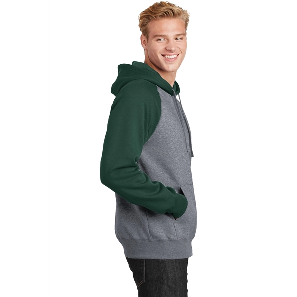 Sport-Tek Raglan Colorblock Pullover Hooded Sweatshirt. - Sport-Tek Raglan Colorblock Pullover Hooded Sweatshirt. - Image 8 of 30