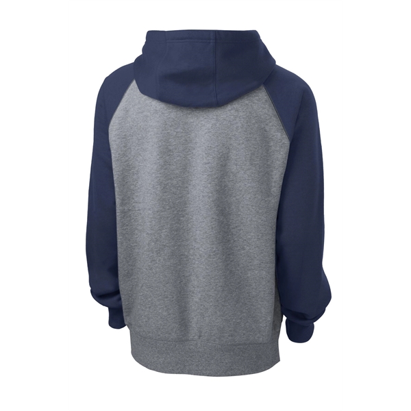 Sport-Tek Raglan Colorblock Pullover Hooded Sweatshirt. - Sport-Tek Raglan Colorblock Pullover Hooded Sweatshirt. - Image 20 of 30