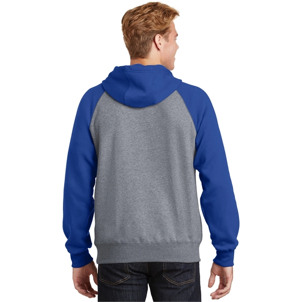 Sport-Tek Raglan Colorblock Pullover Hooded Sweatshirt. - Sport-Tek Raglan Colorblock Pullover Hooded Sweatshirt. - Image 27 of 30