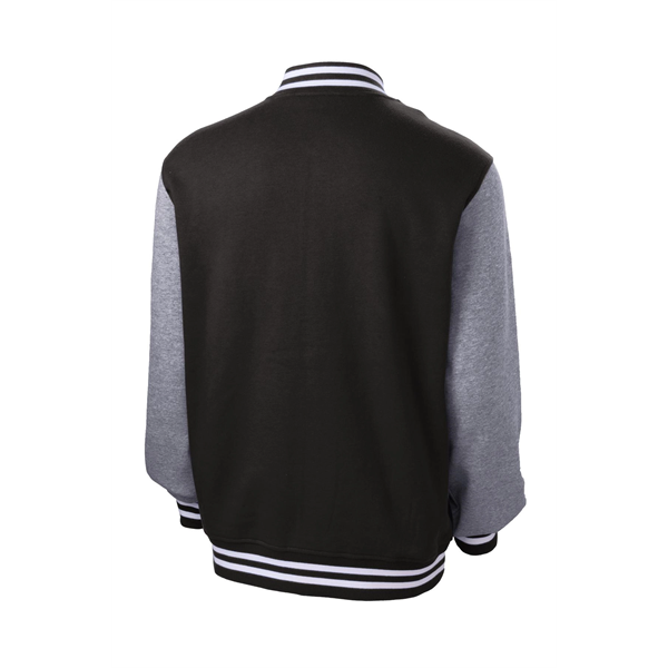 Sport-Tek Fleece Letterman Jacket. - Sport-Tek Fleece Letterman Jacket. - Image 5 of 19