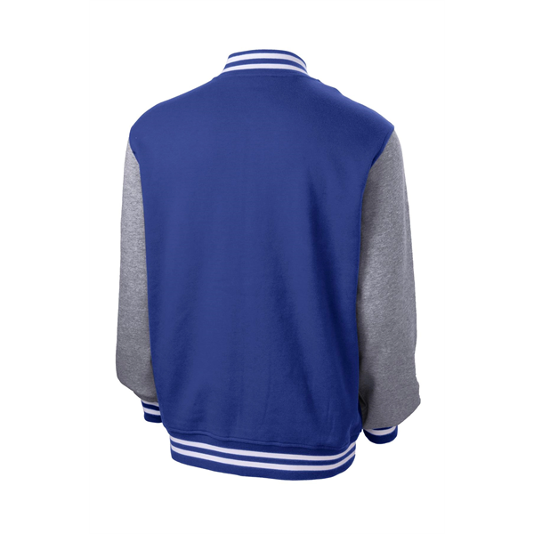 Sport-Tek Fleece Letterman Jacket. - Sport-Tek Fleece Letterman Jacket. - Image 19 of 19