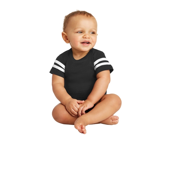 Rabbit Skins Infant Football Fine Jersey Bodysuit.