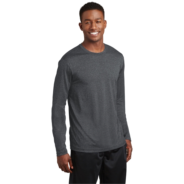 Sport-Tek Long Sleeve Heather Contender Tee. - Sport-Tek Long Sleeve Heather Contender Tee. - Image 4 of 25