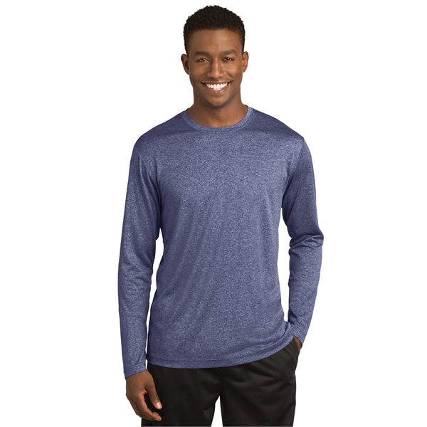 Sport-Tek Long Sleeve Heather Contender Tee. - Sport-Tek Long Sleeve Heather Contender Tee. - Image 21 of 25