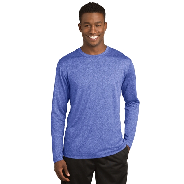 Sport-Tek Long Sleeve Heather Contender Tee. - Sport-Tek Long Sleeve Heather Contender Tee. - Image 23 of 25