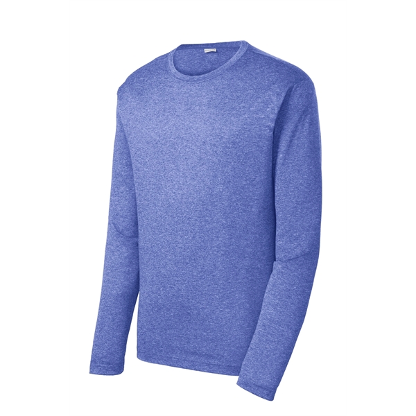 Sport-Tek Long Sleeve Heather Contender Tee. - Sport-Tek Long Sleeve Heather Contender Tee. - Image 12 of 25